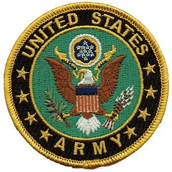 U.S. Army Seal: An Embroidered Iron-On Patch (Two-Pack) ... - Wide World Maps & MORE! - Art and Craft Supply - Flag It - Wide World Maps & MORE!