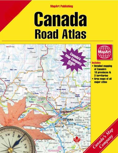 Canada Road Atlas - Wide World Maps & MORE! - Book - Wide World Maps & MORE! - Wide World Maps & MORE!