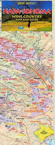 Quick Access Napa-Sonoma Wine Country Map and Guide - Wide World Maps & MORE! - Book - Wide World Maps & MORE! - Wide World Maps & MORE!