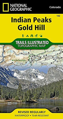 Indian Peaks, Gold Hill (National Geographic Trails Illustrated Map) - Wide World Maps & MORE! - Book - Trails Illustrated - Wide World Maps & MORE!