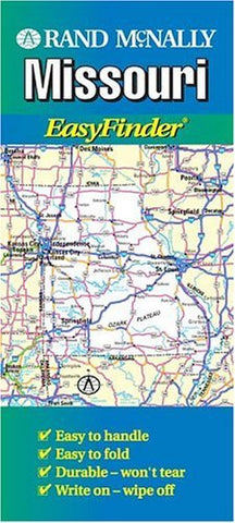 Rand McNally Missouri EasyFinder Map - Wide World Maps & MORE! - Book - Rand McNally - Wide World Maps & MORE!