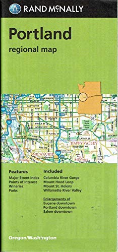 Portland Regional Map - Wide World Maps & MORE! - Map - Rand McNally & Company - Wide World Maps & MORE!