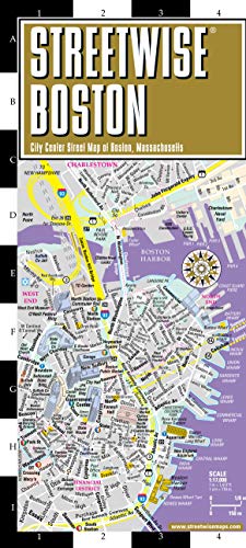 Streetwise Boston Map - Laminated City Center Street Map of Boston, Massachusetts (Michelin Streetwise Maps) - Wide World Maps & MORE!