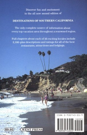 Destinations of Southern California: The Guide to Exciting Restaurants, Attractions and Lodgings - Wide World Maps & MORE! - Book - Brand: West Press - Wide World Maps & MORE!