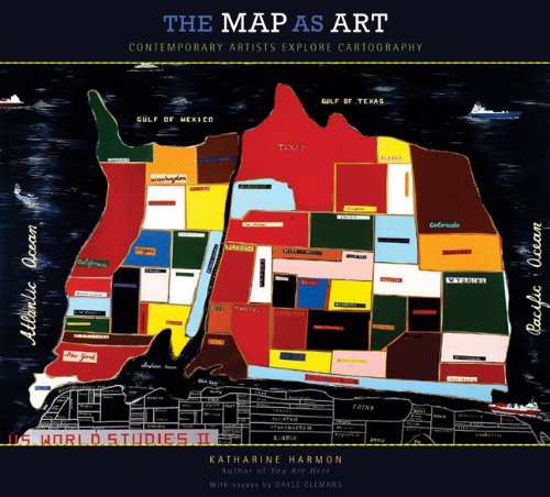 The Map as Art: Contemporary Artists Explore Cartography - Wide World Maps & MORE! - Book - Brand: Princeton Architectural Press - Wide World Maps & MORE!