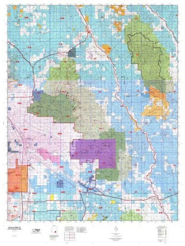 Arizona GMU 33 Hunt Area / Game Management Unit (GMU) Map - Wide World Maps & MORE! - Map - MyTopo - Wide World Maps & MORE!