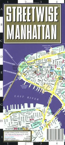Streetwise Manhattan - Wide World Maps & MORE! - Book - Brand: Streetwise Maps - Wide World Maps & MORE!