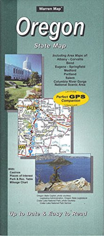Oregon State Map - Wide World Maps & MORE! - Map - Warren Map - Wide World Maps & MORE!