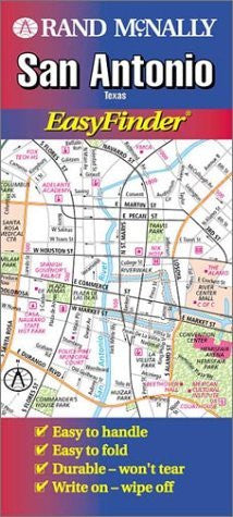 Rand McNally San Antonio Texas: Easyfinder (Rand McNally Easyfinder) - Wide World Maps & MORE! - Book - Wide World Maps & MORE! - Wide World Maps & MORE!