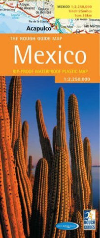 The Rough Guide to Mexico Map (Rough Guide Country/Region Map) - Wide World Maps & MORE! - Book - Brand: Rough Guides - Wide World Maps & MORE!