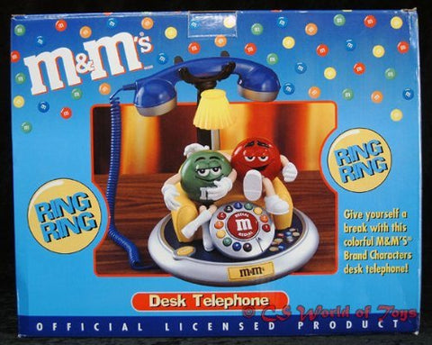 M&M's Desk Telephone - Wide World Maps & MORE! - Toy - Mars - Wide World Maps & MORE!