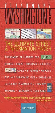 Flashmaps Washington, DC: The Ultimate Street & Information Finder (Fodor's Flashmaps) - Wide World Maps & MORE! - Book - Wide World Maps & MORE! - Wide World Maps & MORE!