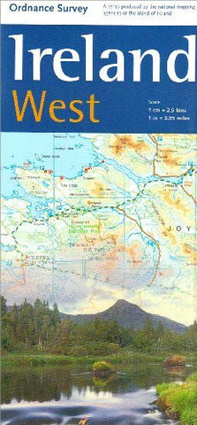 Ireland West Map 1:250 000 OS (Irish Maps, Atlases and Guides) - Wide World Maps & MORE!