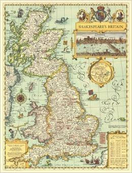 Shakespeare's Britain (Map) - Wide World Maps & MORE! - Map - National Geographic Maps - Wide World Maps & MORE!