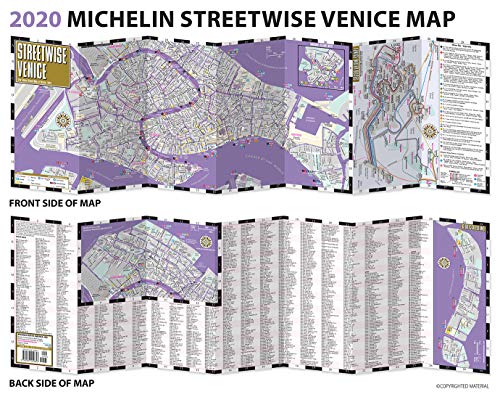 Streetwise Venice Map - Laminated City Center Street Map of Venice, Italy (Michelin Streetwise Maps) - Wide World Maps & MORE!