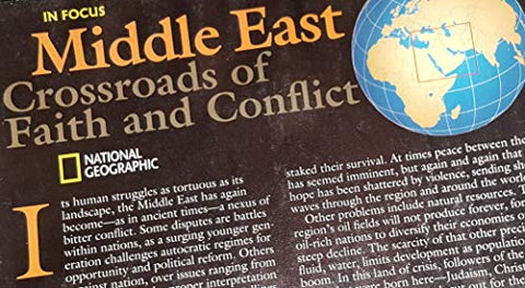 Middle East: Crossroads of Faith and Conflict - Wide World Maps & MORE! - Map - National Geographic Maps - Wide World Maps & MORE!