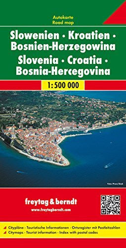 Slovenia/Croatia/Bosnia- Herzegovina - Wide World Maps & MORE! - Book - Freytag & Berndt - Wide World Maps & MORE!