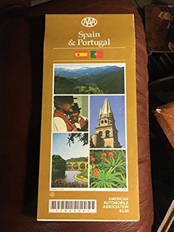 AAA Spain, Portugal & North Africa Including Gibraltar, Andorra, Balearic Islands, Cannary Islands, Madseira, Morrocco, Algeria, Tunisia Road Map - Wide World Maps & MORE! - Book - Wide World Maps & MORE! - Wide World Maps & MORE!