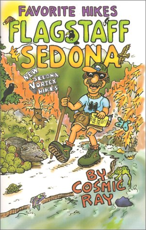 Favorite Hikes: Flagstaff & Sedona - Wide World Maps & MORE! - Book - Brand: Cosmic Ray Pub - Wide World Maps & MORE!