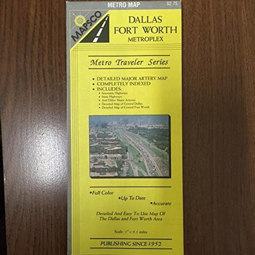 Dallas Fort Worth Metroplex Metro Map - Wide World Maps & MORE! - Book - Wide World Maps & MORE! - Wide World Maps & MORE!