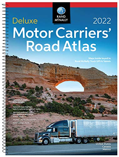 2022 Deluxe Motor Carriers' Road Atlas (Rand McNally Motor Carriers' Road Atlas DELUXE EDITION) - Wide World Maps & MORE!