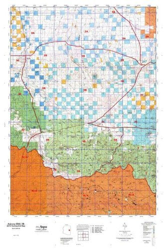 Arizona GMU 3B Hunt Area / Game Management Unit (GMU) Map - Wide World Maps & MORE! - Map - MyTopo - Wide World Maps & MORE!