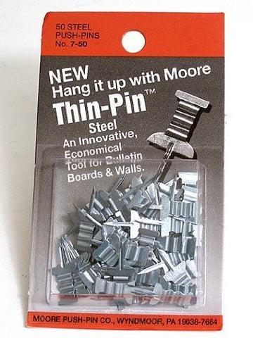 Moore Thin-Pins 50/Pack - Wide World Maps & MORE! - Home - Moore - Wide World Maps & MORE!