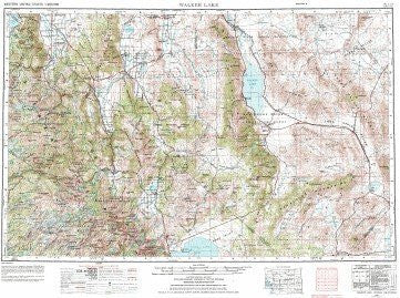 Walker Lake, NV;CA - Wide World Maps & MORE! - Book - Wide World Maps & MORE! - Wide World Maps & MORE!
