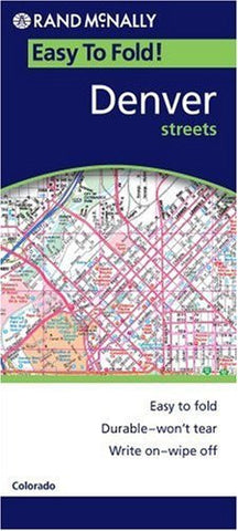 Easy Finder Map Denver Co (Rand McNally Easyfinder) - Wide World Maps & MORE! - Book - Rand McNally - Wide World Maps & MORE!