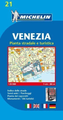 Michelin Map Venice/Mestre (Venezia) #21 (Maps/City (Michelin)) (Italian Edition) by Michelin (2012-07-16) - Wide World Maps & MORE! - Book - Wide World Maps & MORE! - Wide World Maps & MORE!