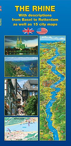The Rhine: With descriptions from Basel to Rotterdam [Map] - Wide World Maps & MORE! -  - Wide World Maps & MORE! - Wide World Maps & MORE!