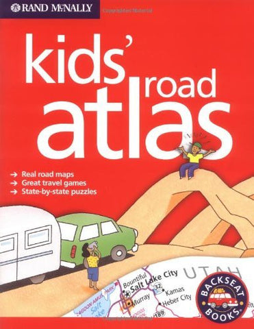 Rand McNally Kids' Road Atlas (Backseat Books) - Wide World Maps & MORE! - Book - Rand McNally - Wide World Maps & MORE!