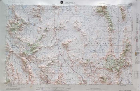 Goldfield, California; Nevada - Wide World Maps & MORE! - Book - Wide World Maps & MORE! - Wide World Maps & MORE!