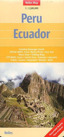 Peru and Ecuador Nelles map; Including Galapagos Isl. (English and French Edition) (English, French and German Edition) - Wide World Maps & MORE! - Book - Wide World Maps & MORE! - Wide World Maps & MORE!