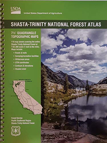 Shasta-Trinity National Forest Atlas - Wide World Maps & MORE! - Map - United States Department of Agriculture - Wide World Maps & MORE!