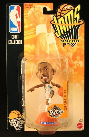 GRANT HILL / DETROIT PISTONS * 99/00 Season * NBA JAMS Super Detailed * 3 INCH * Figure - Wide World Maps & MORE! - Toy - Starting Line Up - Wide World Maps & MORE!