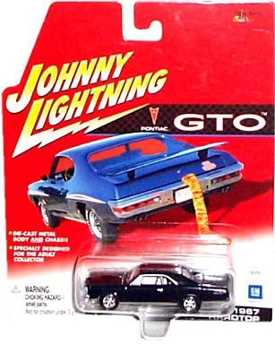 Johnny Lightning - Pontiac 75th Anniversary - Pontiac GTO Series - 1967 Hardtop (Black) - Wide World Maps & MORE! - Toy - Johnny Lightning - Wide World Maps & MORE!