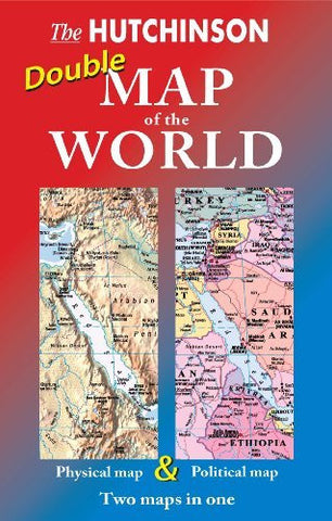 The Hutchinson Double Map of the World - Wide World Maps & MORE! - Book - Helicon Publishing, Ltd - Wide World Maps & MORE!