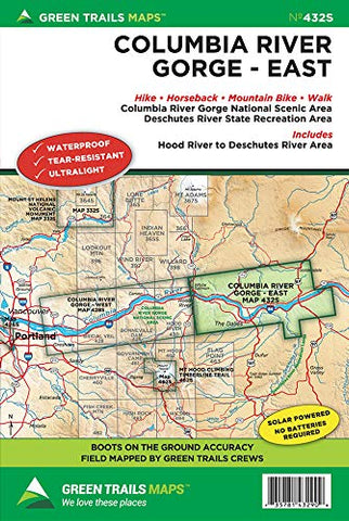 Columbia River Gorge East, OR No. 432S (Green Trails Maps) - Wide World Maps & MORE! - Book - Wide World Maps & MORE! - Wide World Maps & MORE!
