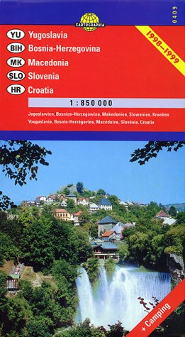 Yugoslavia / Bosnia-Herzegovina Map (European Road Maps) - Wide World Maps & MORE! - Book - Wide World Maps & MORE! - Wide World Maps & MORE!