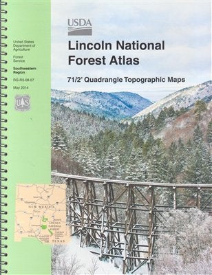 Lincoln National Forest Atlas - Wide World Maps & MORE! - Book - Wide World Maps & MORE! - Wide World Maps & MORE!