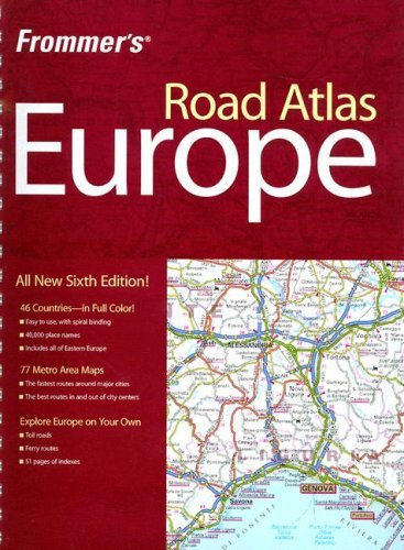 Frommer's Road Atlas Europe - Wide World Maps & MORE! - Book - Wide World Maps & MORE! - Wide World Maps & MORE!