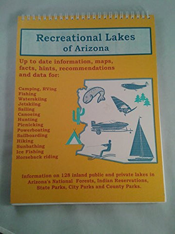 Recreational Lakes of Arizona - Wide World Maps & MORE! - Book - Brand: Sunflower Sales - Wide World Maps & MORE!