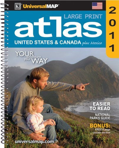 Large Print North America Atlas - Wide World Maps & MORE! - Book - Wide World Maps & MORE! - Wide World Maps & MORE!