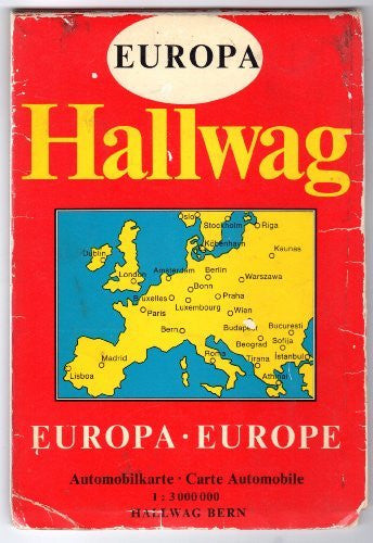 Hallwag Europe Europa (Motoring Map, 1 : 3 000 000) - Wide World Maps & MORE! - Book - Wide World Maps & MORE! - Wide World Maps & MORE!