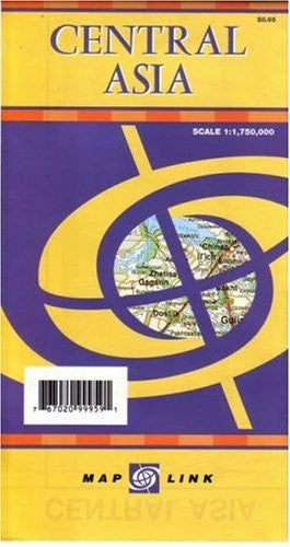 Central Asia (English, French, German and Russian Edition) - Wide World Maps & MORE! - Book - Map Link - Wide World Maps & MORE!