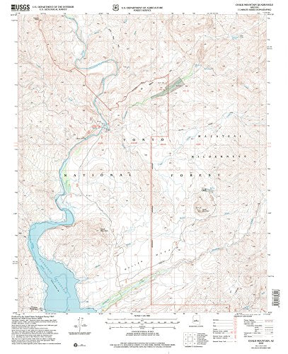 Two Bar Mountain, AZ (7.5'×7.5' Topographic Quadrangle) - Wide World Maps & MORE! - Map - Wide World Maps & MORE! - Wide World Maps & MORE!