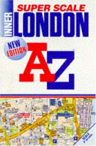 A. to Z. Super Scale Atlas of Inner London: 1m-9". (London Street Atlases) - Wide World Maps & MORE! - Map - Brand: Geographers' A-Z Map Co Ltd - Wide World Maps & MORE!