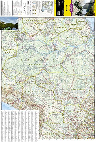 Brazil (National Geographic Adventure Map, 3401) - Wide World Maps & MORE!