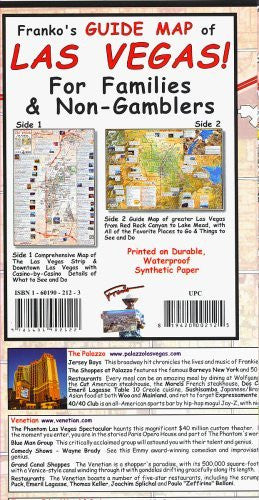 Franko's Guide Map of Las Vegas for familes and non-gamblers - Wide World Maps & MORE! - Book - Wide World Maps & MORE! - Wide World Maps & MORE!